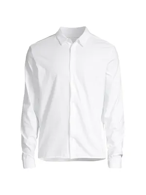 Collared Button-Up Shirt