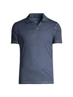 Distressed Polo Shirt