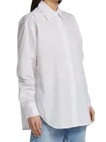 Oversized Unisex Cotton-Blend Shirt