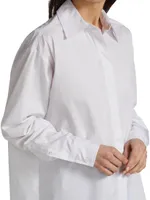 Oversized Unisex Cotton-Blend Shirt