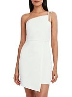 Asymmetric One-Shoulder Minidress