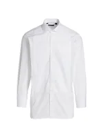 Pleated Formal Tuxedo Shirt