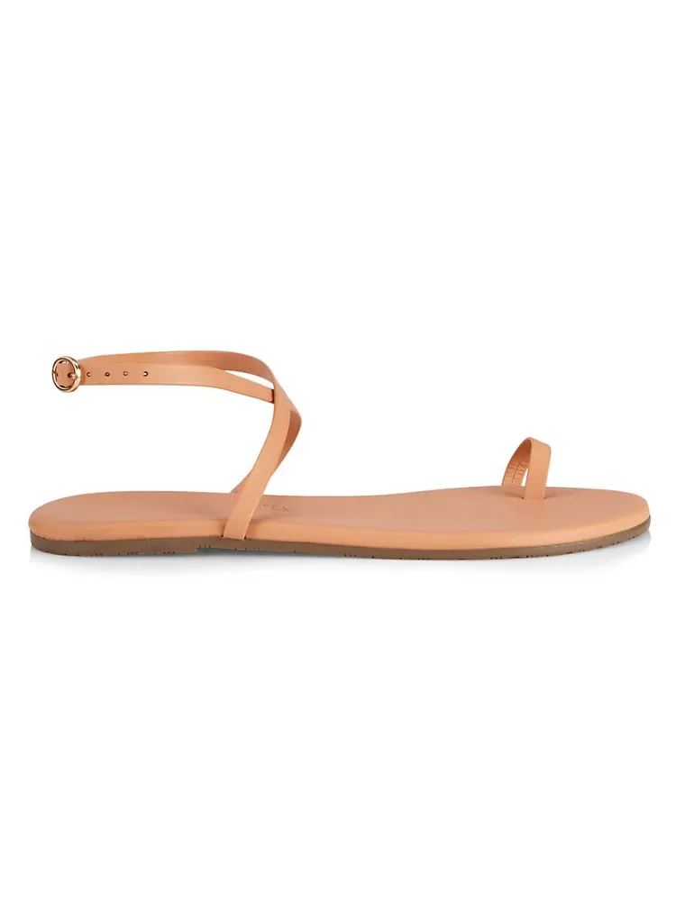 Phoebe Leather Ankle-Strap Sandals