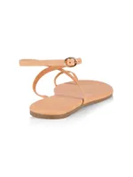 Phoebe Leather Ankle-Strap Sandals