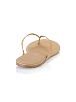 Foundations Matte Leather Flip Flops