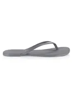 Solids Leather Flip Flops