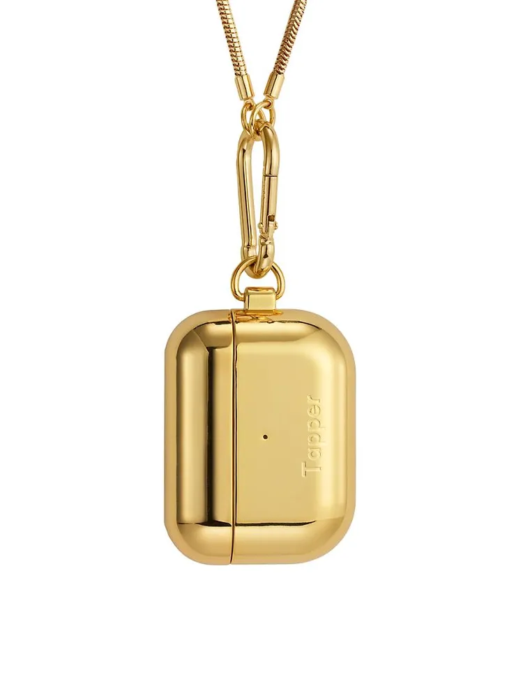 18K Gold-Plated Brass Airpods Pro Neck Case