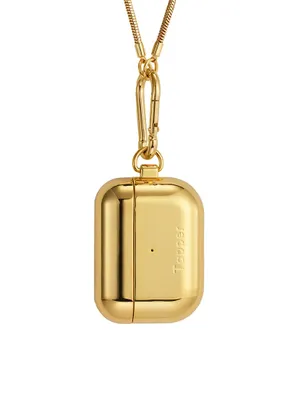 18K Gold-Plated Brass Airpods Pro Neck Case