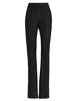 Billie Pleated High-Waist Pants