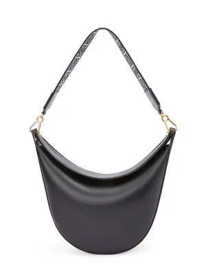 Medium Luna Leather Hobo Bag