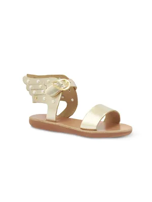 Little Girl's & Ikaria Pearl's Soft Sandals
