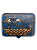 Eye Of Horus Marquetry Wood Jewelry Box