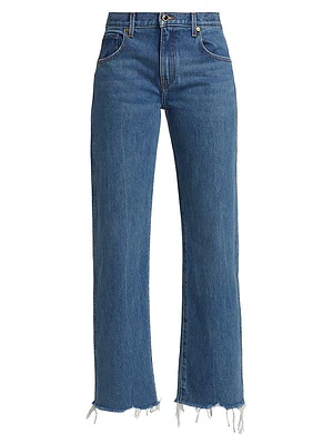 Kerrie Mid-Rise Wide-Leg Jeans