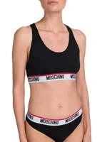 Logo Band Sports Bra