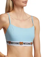 Underbear Logo Band Cotton Bralette