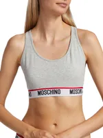 Core Logo-Hem Sports Bra