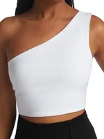 One-Shoulder Cropped Top