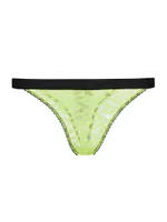 Greca Signature Tulle Thong