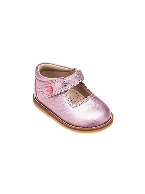 Baby Girl's Metallic Leather Mary Janes