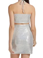 Tal Sequined Minidress