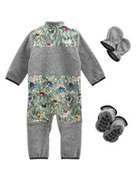 Baby's Denali Coveralls, Mittens, & Booties Set