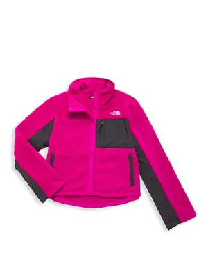 Little Girl's & Fleece Mashup Jacket