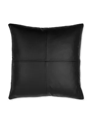 Sheffield Leather Down-Fill Pillow