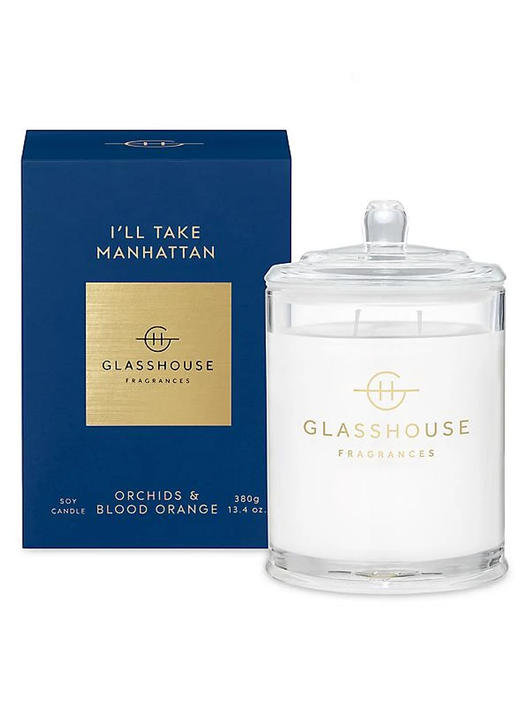 Glasshouse Fragrances I'll Take Manhattan Candle