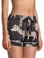 Safari Starry Nights Sierra Tiger-Print 2-Piece Pajama Set