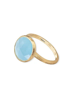 Jaipur Color 18K Yellow Gold & Aquamarine Cocktail Ring