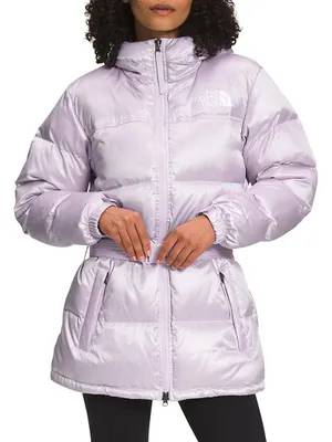 Nuptse Belted Mid Jacket