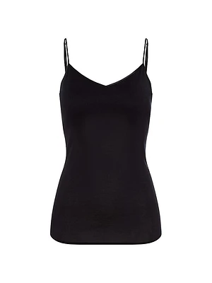 Cotton Seamless Spaghetti Cami Padded