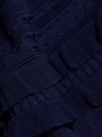 Sofie Frill-Trimmed Knit Minidress