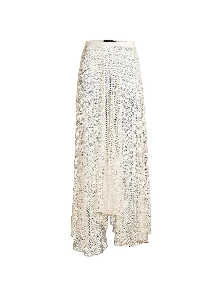 Sheer Lace Beach Skirt