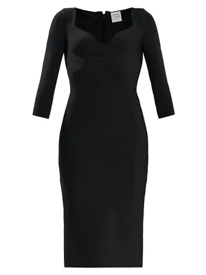 Icon Stretch-Knit Midi-Dress