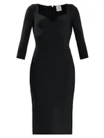 Icon Stretch-Knit Midi-Dress