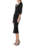 Icon Stretch-Knit Midi-Dress