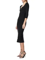 Icon Stretch-Knit Midi-Dress