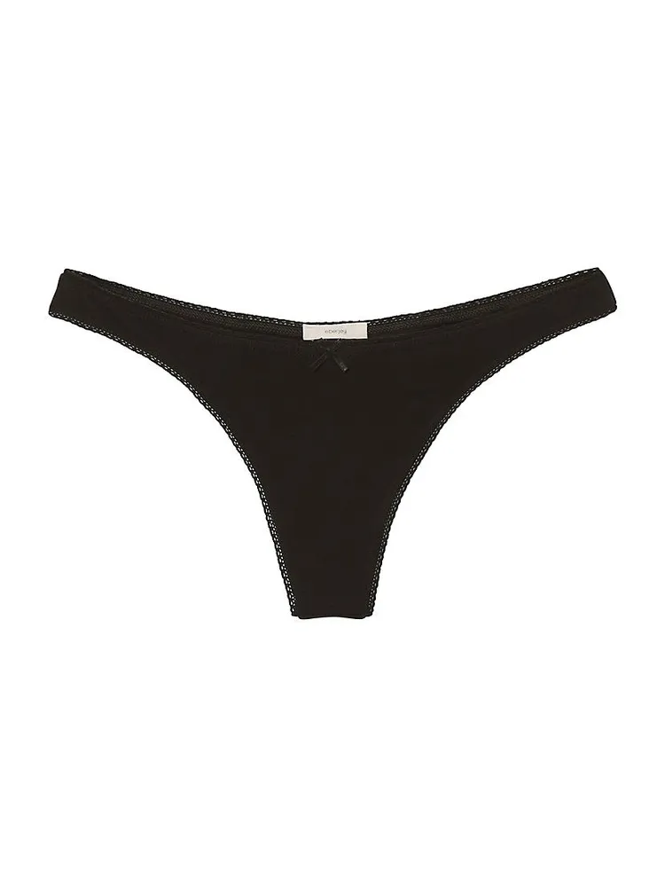 Pima Stretch Cotton Thong