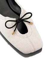 Le Sunset Canvas Ballet Flats