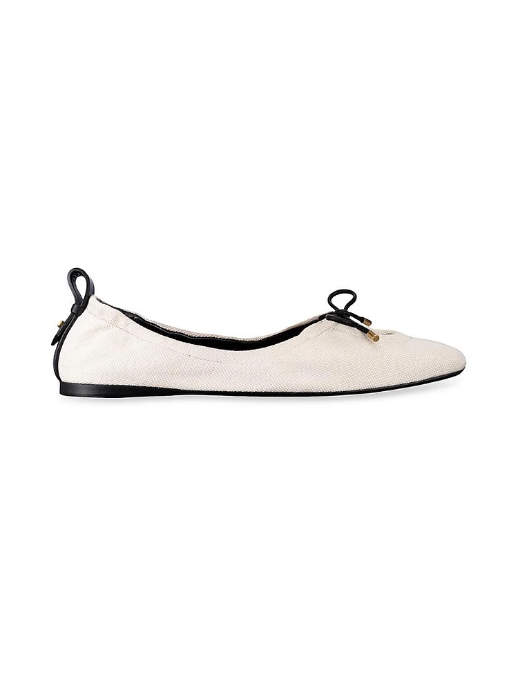 Le Sunset Canvas Ballet Flats