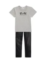 Little Kid's Play Logo T-Shirt