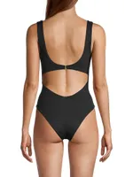 Balboa One-Piece Draped Swimsuit