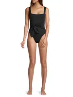 Balboa One-Piece Draped Swimsuit