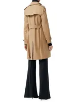 Kensington Belted Double-Breasted Trench Coat