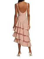 La Danse Tiered Ruffle Corset Dress