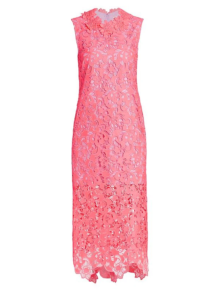 Mallie Lace Midi-Dress