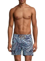 Tattoo Print Swim Shorts