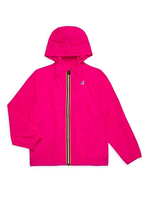 Little Girl's & Girl's Claude Hooded Windbreaker Jacket