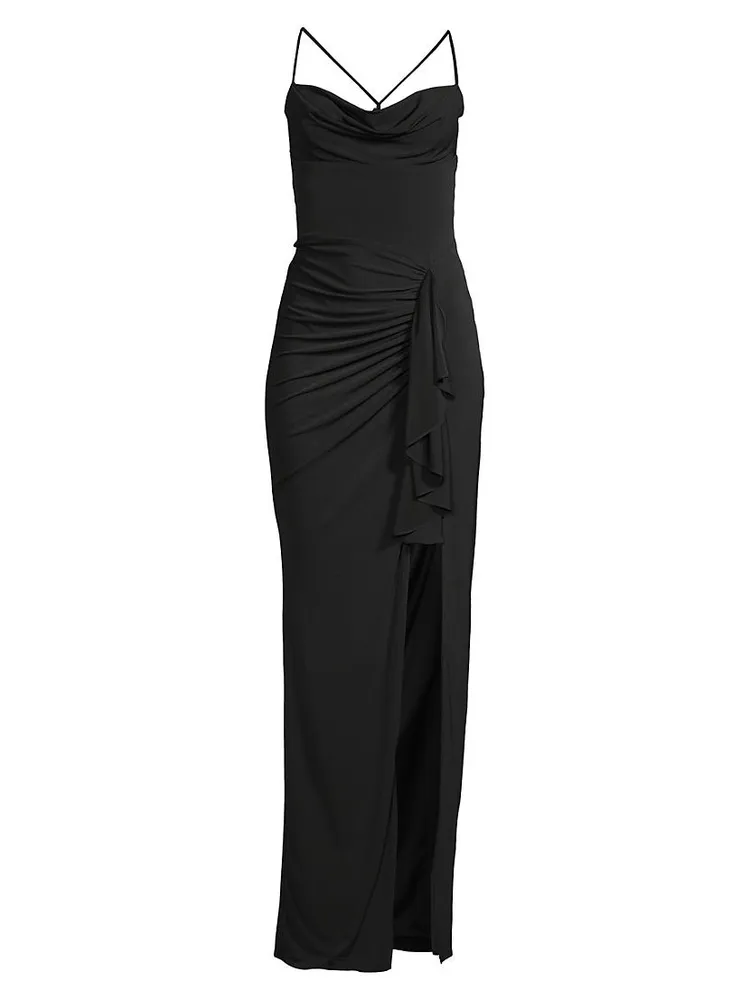 So Juicy Cowlneck Gown